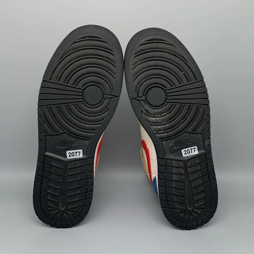 Jordan‎ 1 Mid SE Multi-Color Basketball Shoes DR6957-100 Mens 7Y Women's 8.5